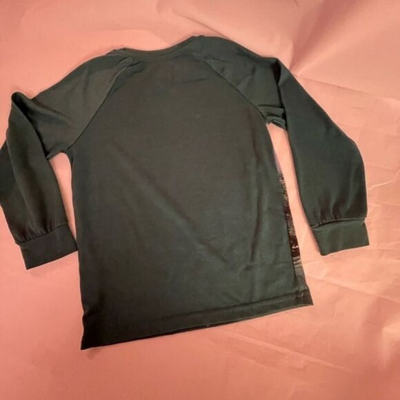 BOY’S sz 8 2-piece Wonder Nation glow in the dark green dinosaur fleece pajamas - Picture 11 of 15